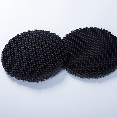 3003 Lâmpadas de núcleo de grelha de honeycomb de alumínio preto utilizadas em semáforos