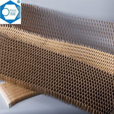 Paper Honeycomb Core Honeycomb materials Brown For Indoor Doors size 1000*2200mm