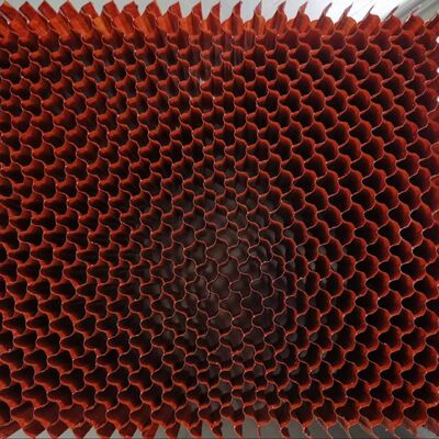 Density 56 Flexible Aramid Honeycomb Core Plum Shaped Perforated Grid