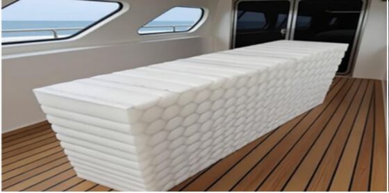 500 mm extra espesso núcleo de honeycomb de alumínio com materiais de espuma