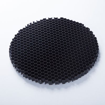 Comprimento lateral de alumínio preto redondo de Honey Comb Louver 2mm