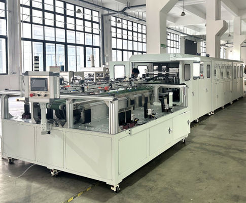 Máquina de colagem de empilhamento totalmente automática totalmente fechada utilizada para núcleo de favo de mel ALU