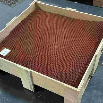 Espessura 5,2 mm Densidade 56 Nomex Flexível Core Honeycomb Plum Formado Grade Perforada