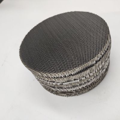 Alta resistência 316 de aço inoxidável Placa de honeycomb Honeycomb Core para Air Straightener