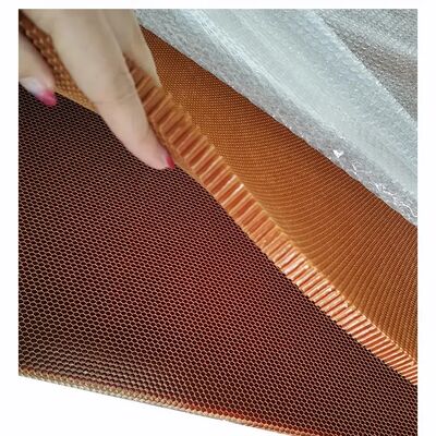 Tamanho padrão 1220x2440mm Aramid Honeycomb Core Materials For Radar Radome