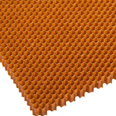 Aviação Nomex Honeycomb Core Material com densidade 48kg/m3 e tamanho de célula 3,2 mm para aplicações anti-fadiga super leve