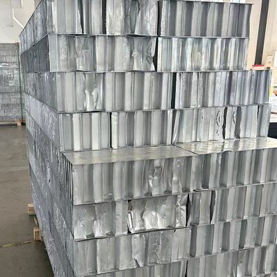 Núcleo de favo de mel de alumínio soldado com resistência a altas temperaturas até 600 °C