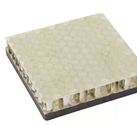 Painel de honeycomb de fibra de vidro de alumínio para composição de pedra superior e inferior